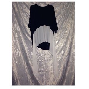 Black and white women's shirt